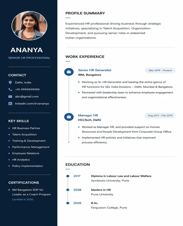 Nova resume template