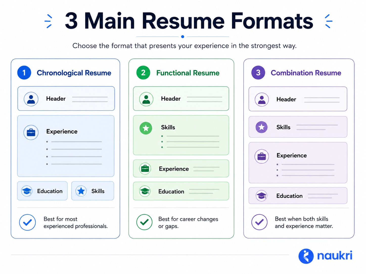 <h2>Which Resume Format Should You Choose?</h2>