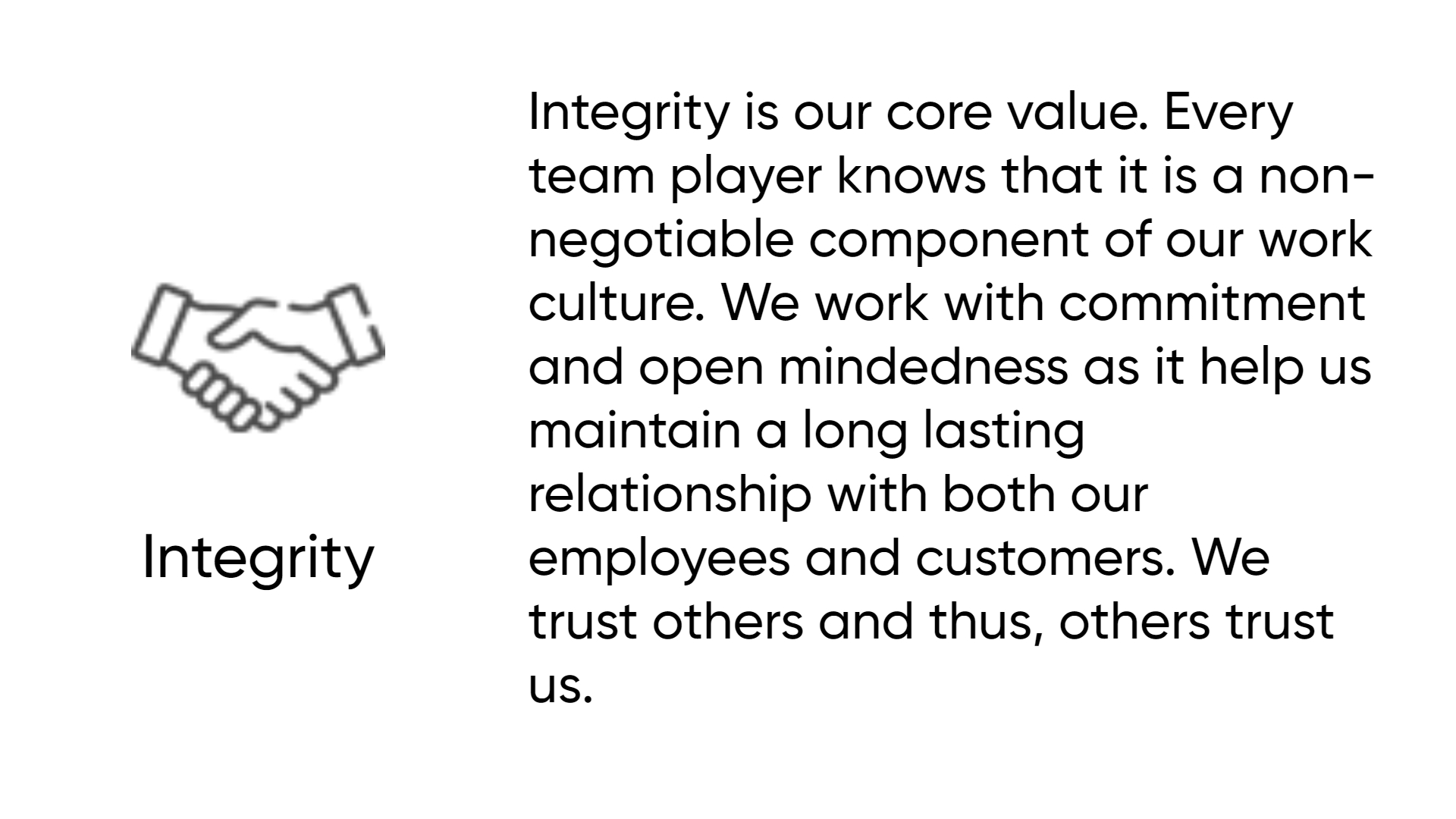 Our Core Values Section Image 1