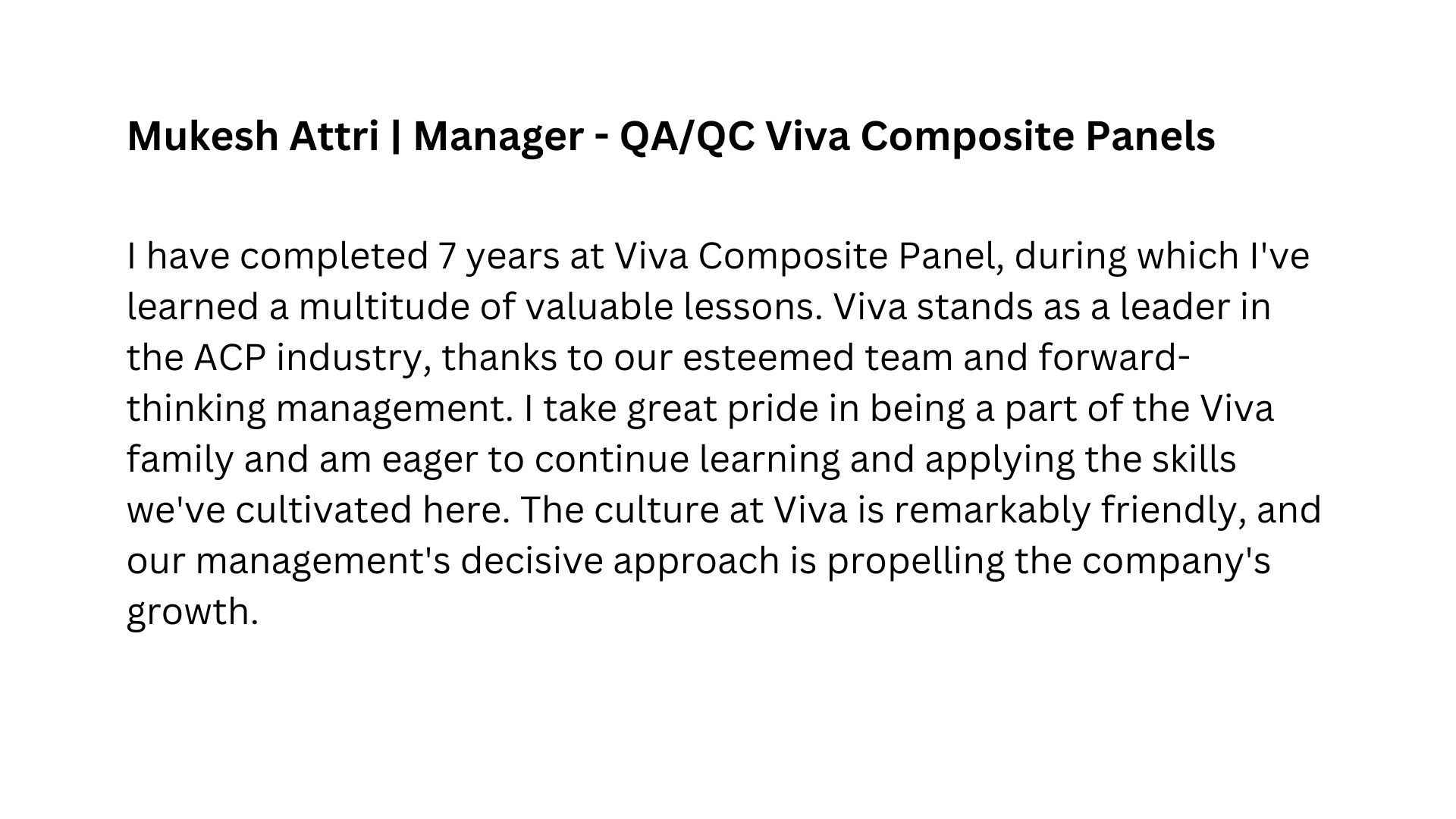 Hear from Our Employees Section Image 2