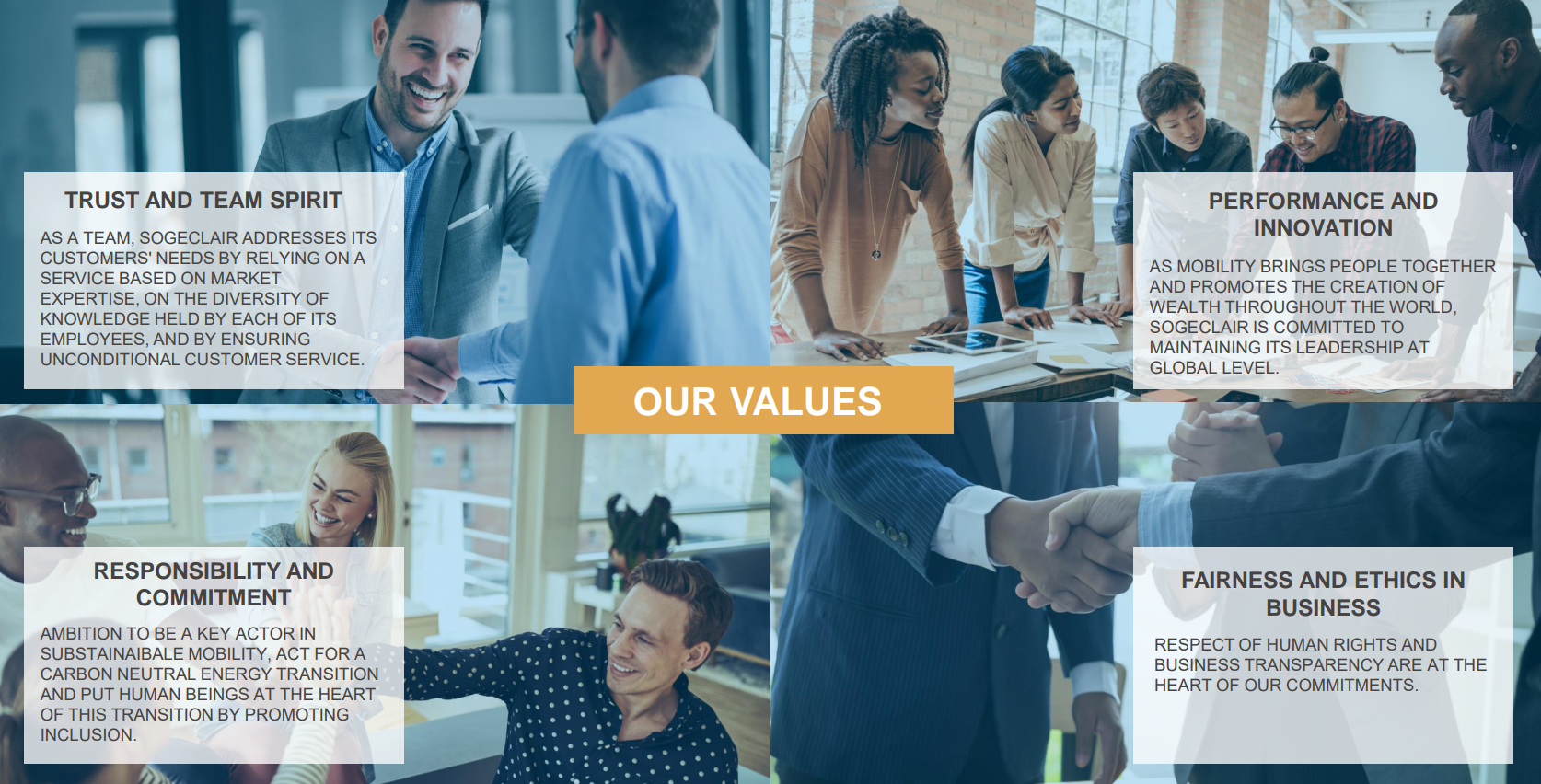 Our Values Section Image