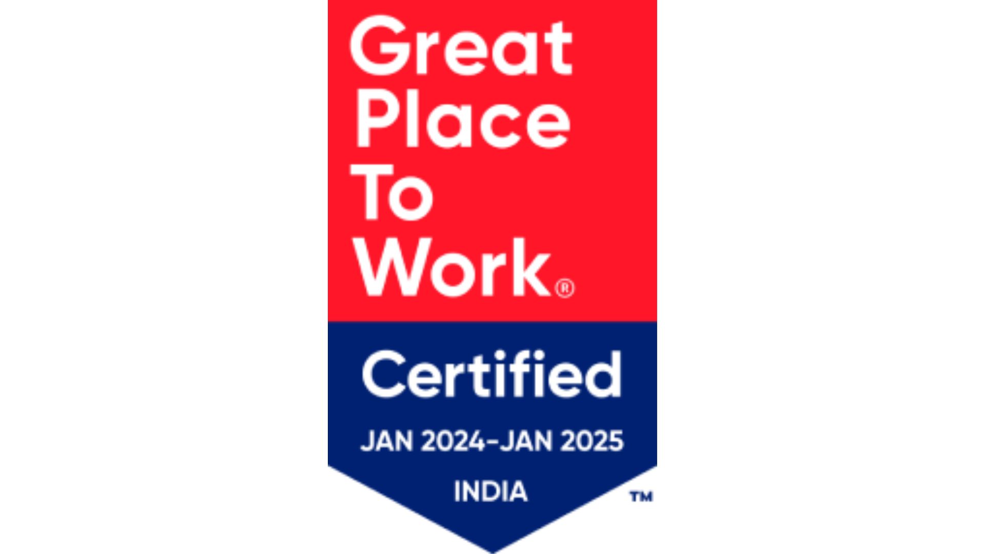 Great Place to Work® Certified Section Image